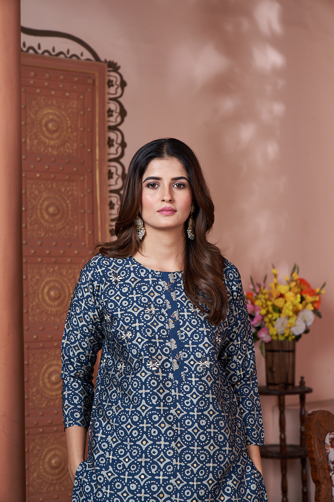 morpich silk kurta set with pent